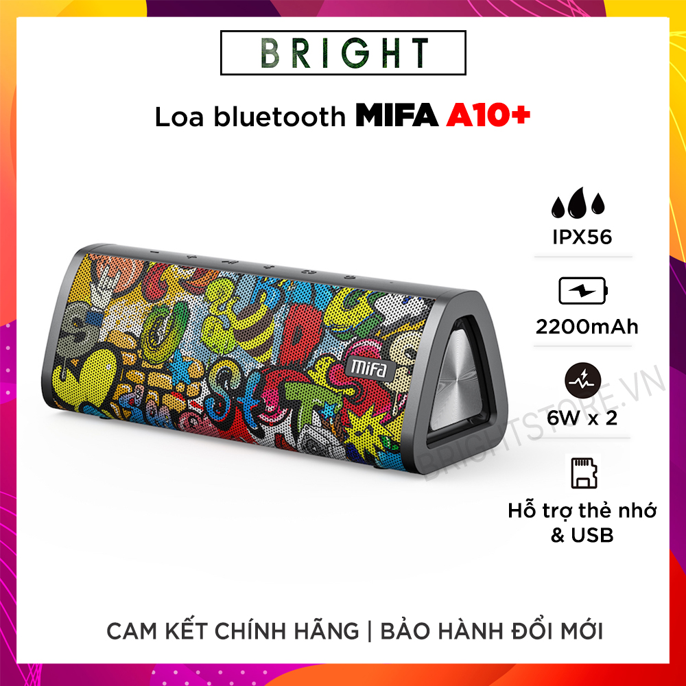 Loa Bluetooth Mifa A10+ Super Bass ( Phiên Bản Nâng Cấp MIFA A10) - Hàng Chính Hãng