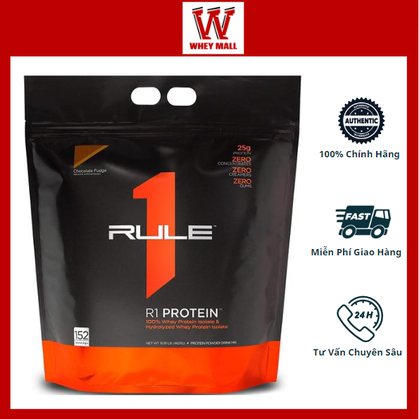 Rule 1 Whey Isolate 10lbs (4.54kg) -Thực phẩm bổ sung Protein cho người tập gym
