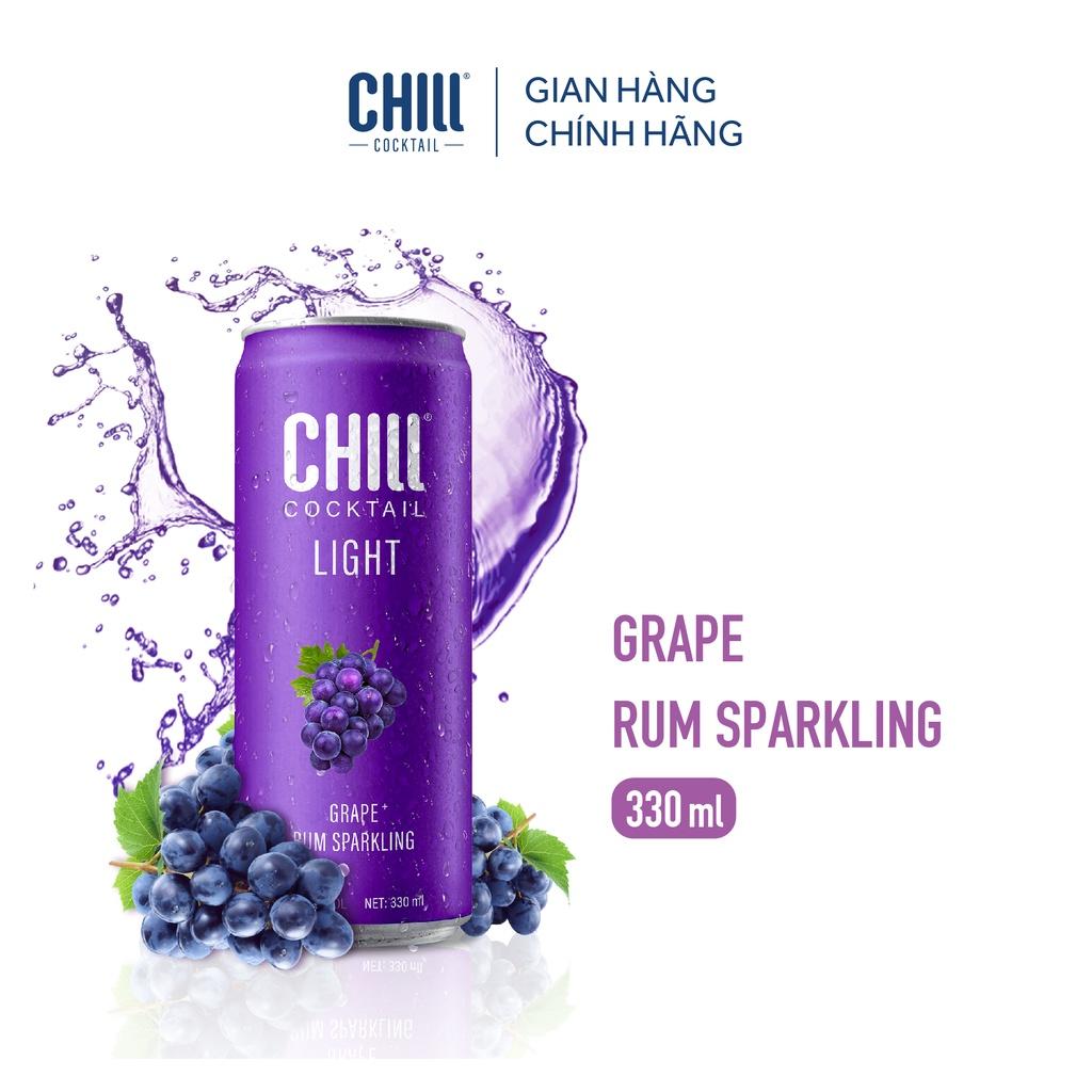 [BAO BÌ TẾT 2023] [MUA 2 GIẢM THÊM 60K] Thùng 6 lon Chill Cocktail mix vị 330ml/lon