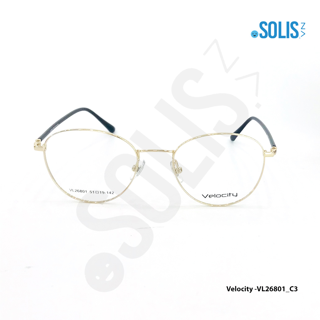 Gọng kính KL Velocity VL26801 - KÍNH KIM LOẠI HIỆU VELOCITY VL26801 KÍCH THƯỚC 51-19-142