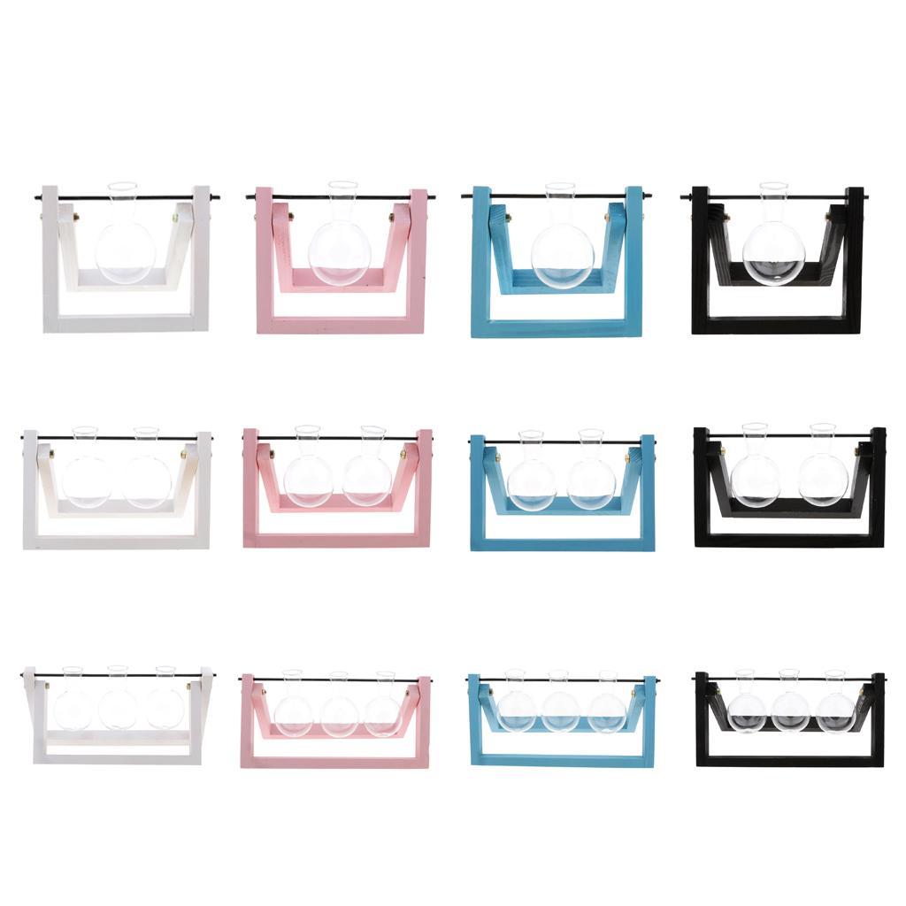 Vintage Glass Tabletop Hydroponic Flower Vase