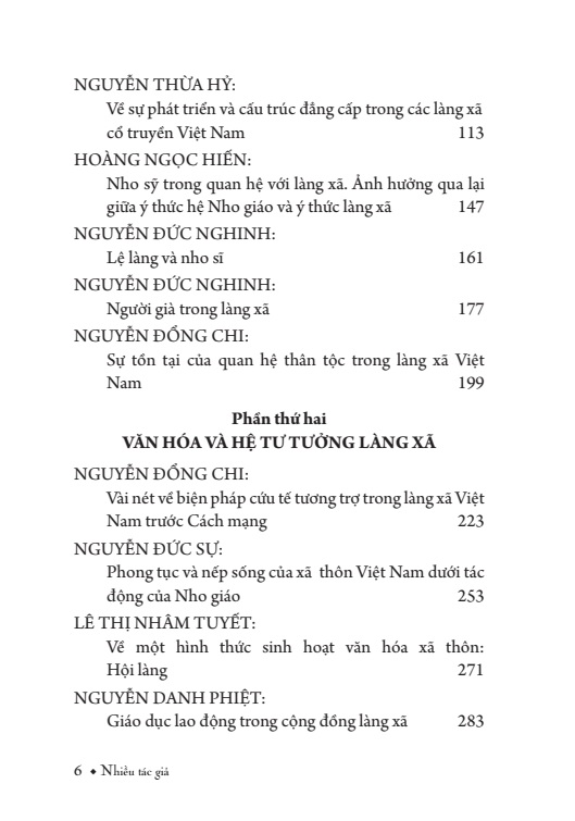 Combo 2 tập: Nông Thôn Việt Nam Trong Lịch Sử