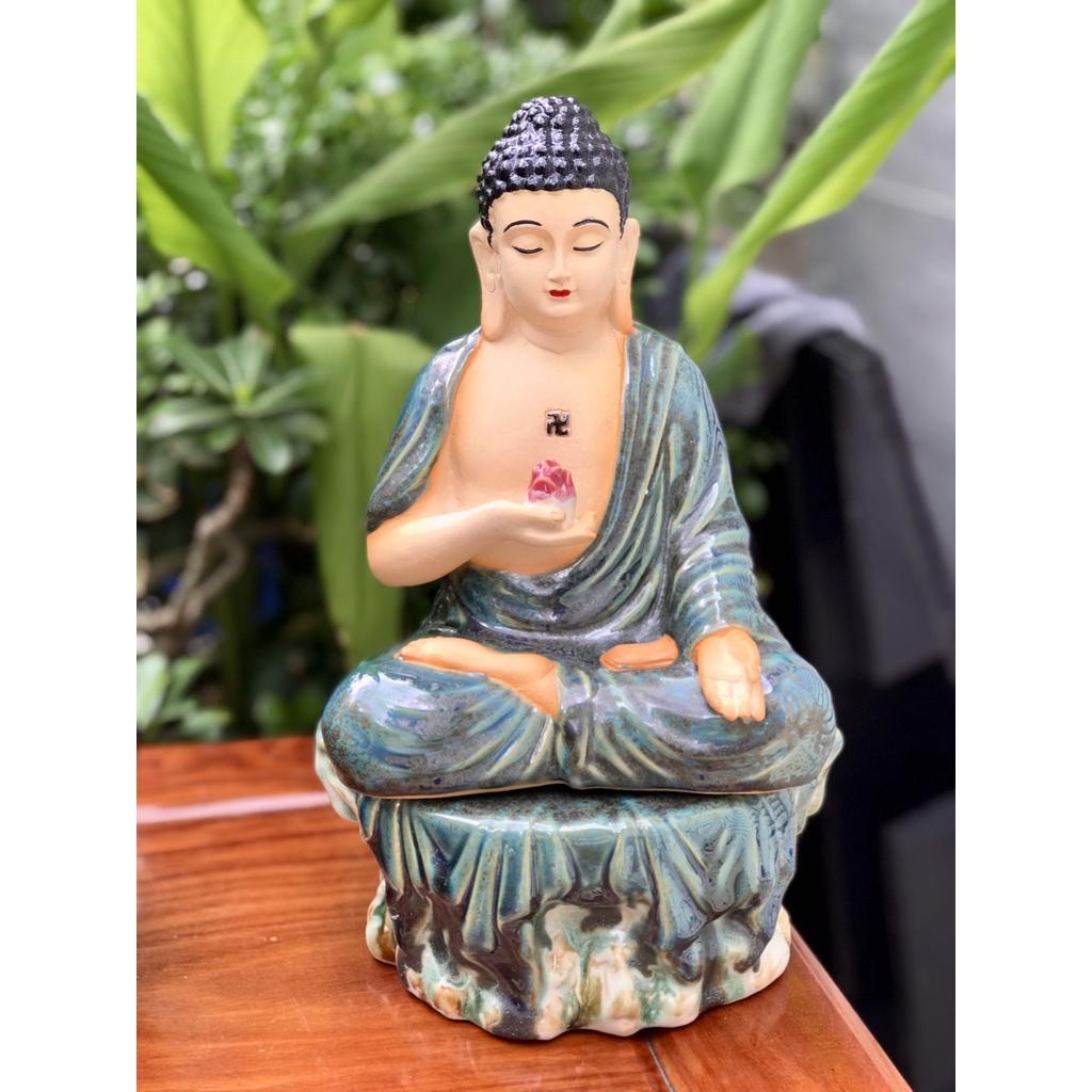 Tượng Phật Gốm Sứ Thủ Công Nam Bộ Trang Trí Decor