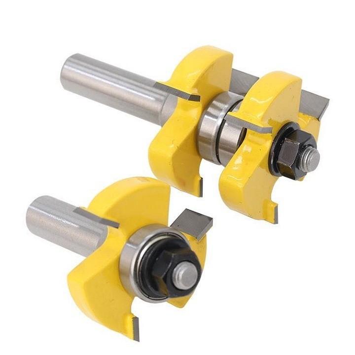 Bộ mũi phay ghép ván sàn cốt 6.35mm