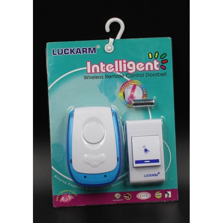 Chuông Cửa Không Dây Luckarm Intelligent Tặng Kèm 1 Pin 12V