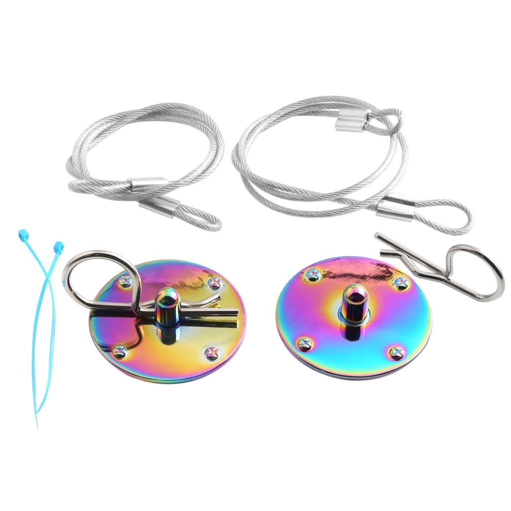 Aluminum Alloy Racing Auto Car Bonnet Plus Flush Hood Latch Pin Kit