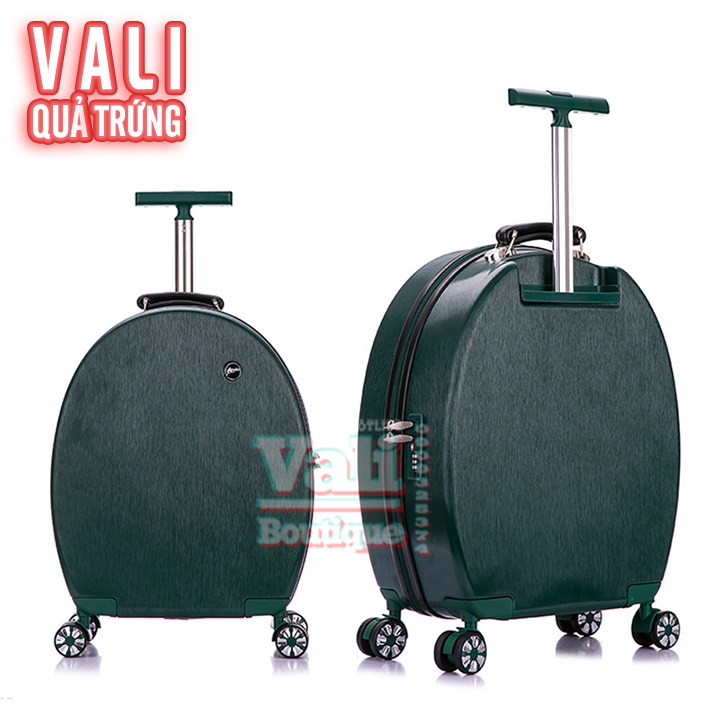 Combo Vali quả trứng size 20 + túi đeo chéo size 10 - Nhiều màu.