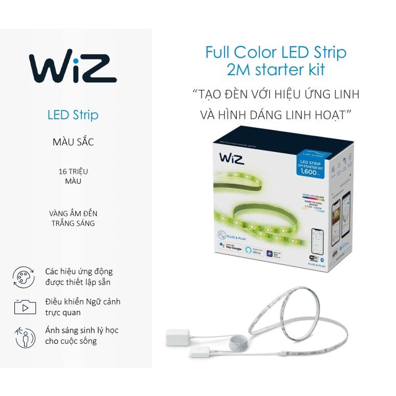 LED dây WiZ Wi-Fi LEDStrip 2M 1600lmStarterKit TH/PH