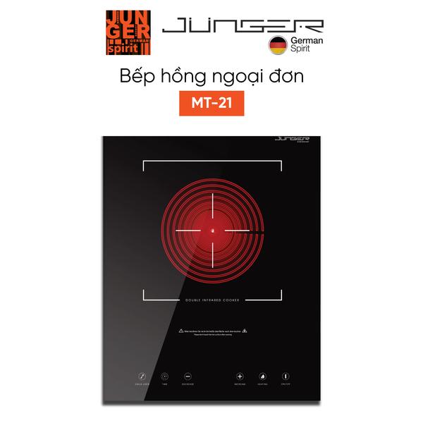 Bếp hồng ngoại đơn Junger MT-21 | Công suất 2000W - Không Kén Nồi | Bảo hành 12 tháng hàng chính hãng