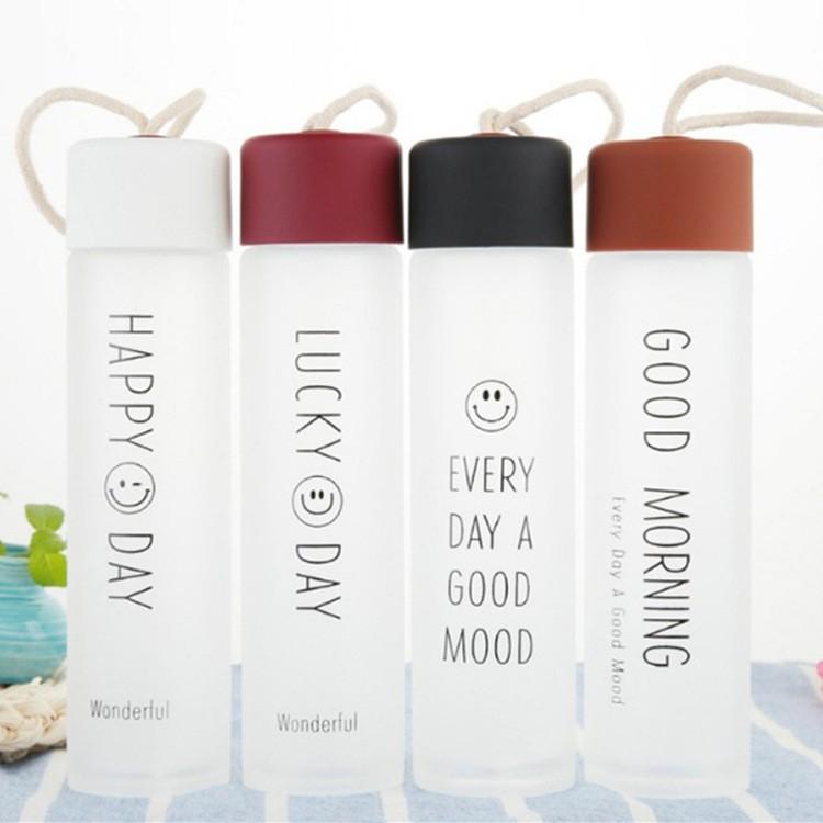 Bình đựng nước trong dễ thương dung tích 400ml  Bình nước dễ thương