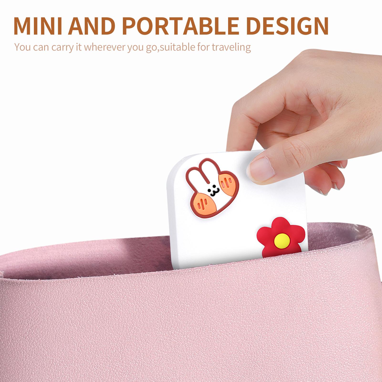 Hộp đựng kính áp tròng di động, nhỏ gọn, có gương, mẫu mã dễ thương