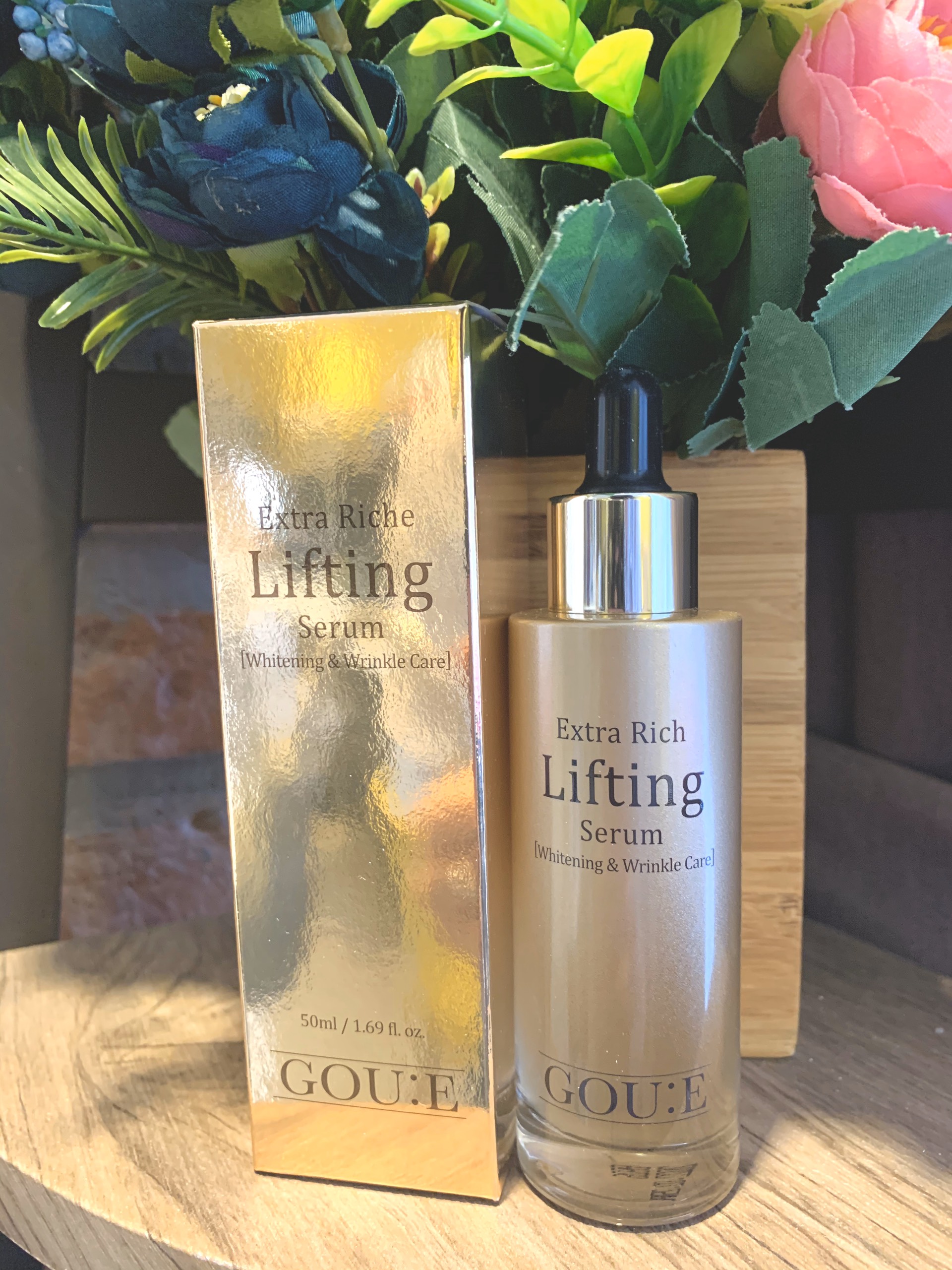 Tinh chất dưỡng trắng GOU:E EXTRA RICH LIFTING SERUM