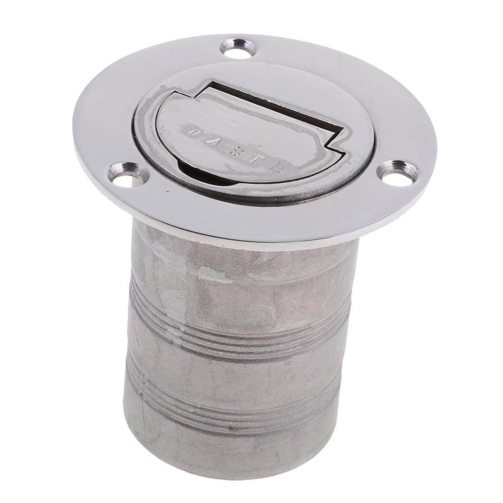 Marine 316 Stainless Steel  Boat Deck Fill / Filler - 2" - WASTE