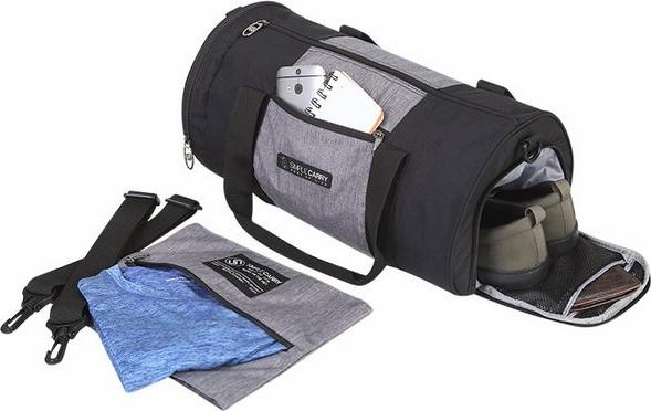 Túi Trống Simplecarry Gym Bag (23 x 42cm) - Black/Grey