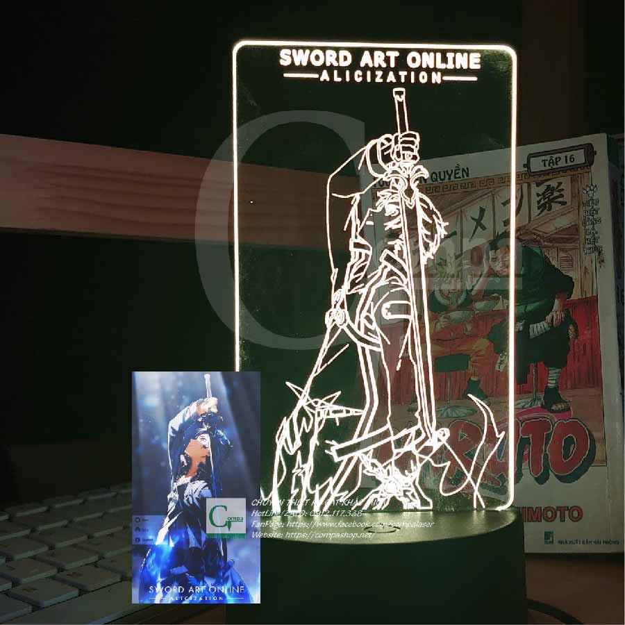 Đèn Ngủ Sword Art Online Kirito Type 05 ASAO0105 16 MÀU TÙY CHỈNH COMPASHOP
