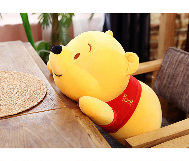 GẤU BÔNG GẤU POOH NẰM DỄ THƯƠNG SIÊU MỀM MỊN (35CM--->65CM) Tặng Kèm 1 Ví Da 24 Ngăn Đựng Thẻ ATM, Card Visit