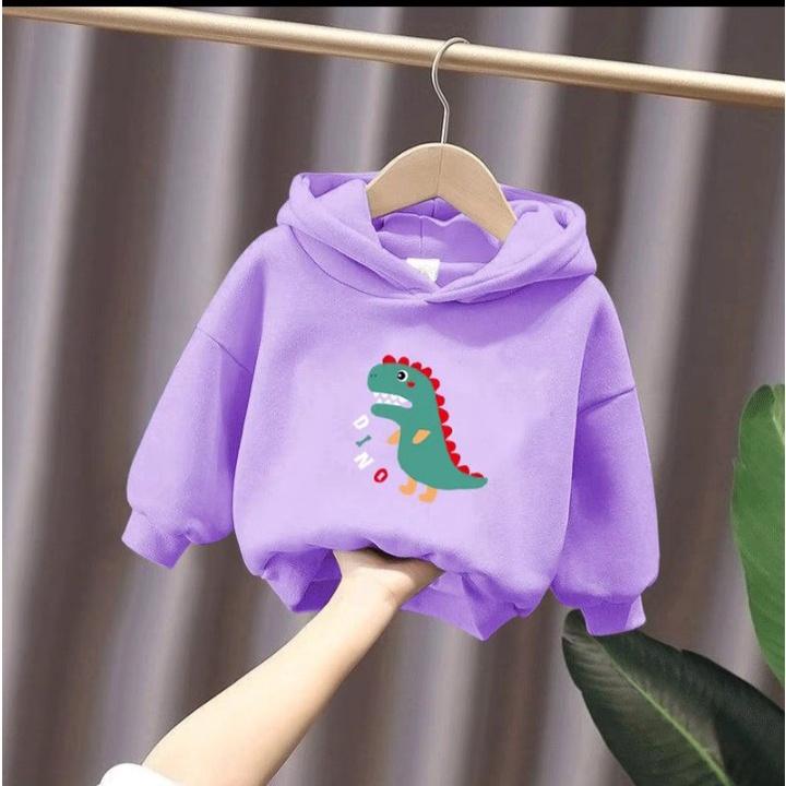 BẢNG MÀU 1 - Áo hoodie khủng long xanh cho bé gái từ 9 đến 33kg , chất nỉ bông siêu xinh