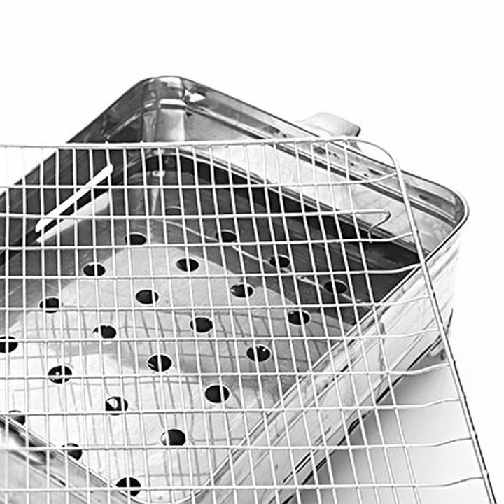 Lò nướng than inox du lịch tiện dụng loại lớn