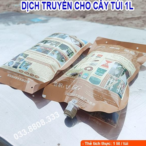 DỊCH TRUYỀN NÂU DÙNG CHO CÂY TÚI1LIT - HỖ TRỢ CÂY PHỤC HỒI NHANH