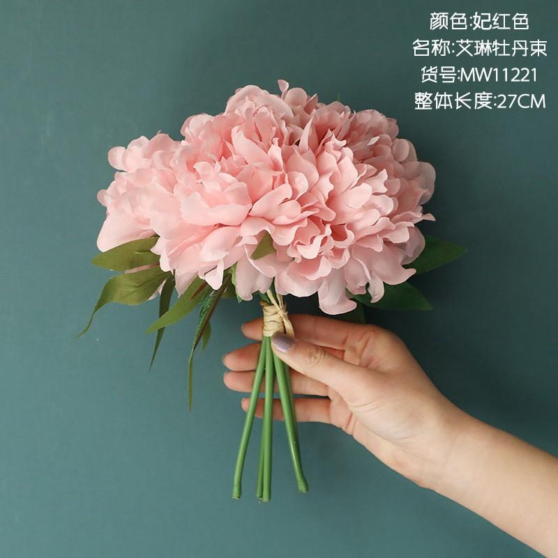 BÓ HOA LỤA MIX SẴN, sang trọng, độc lạ, hoa lụa cao cấp 08