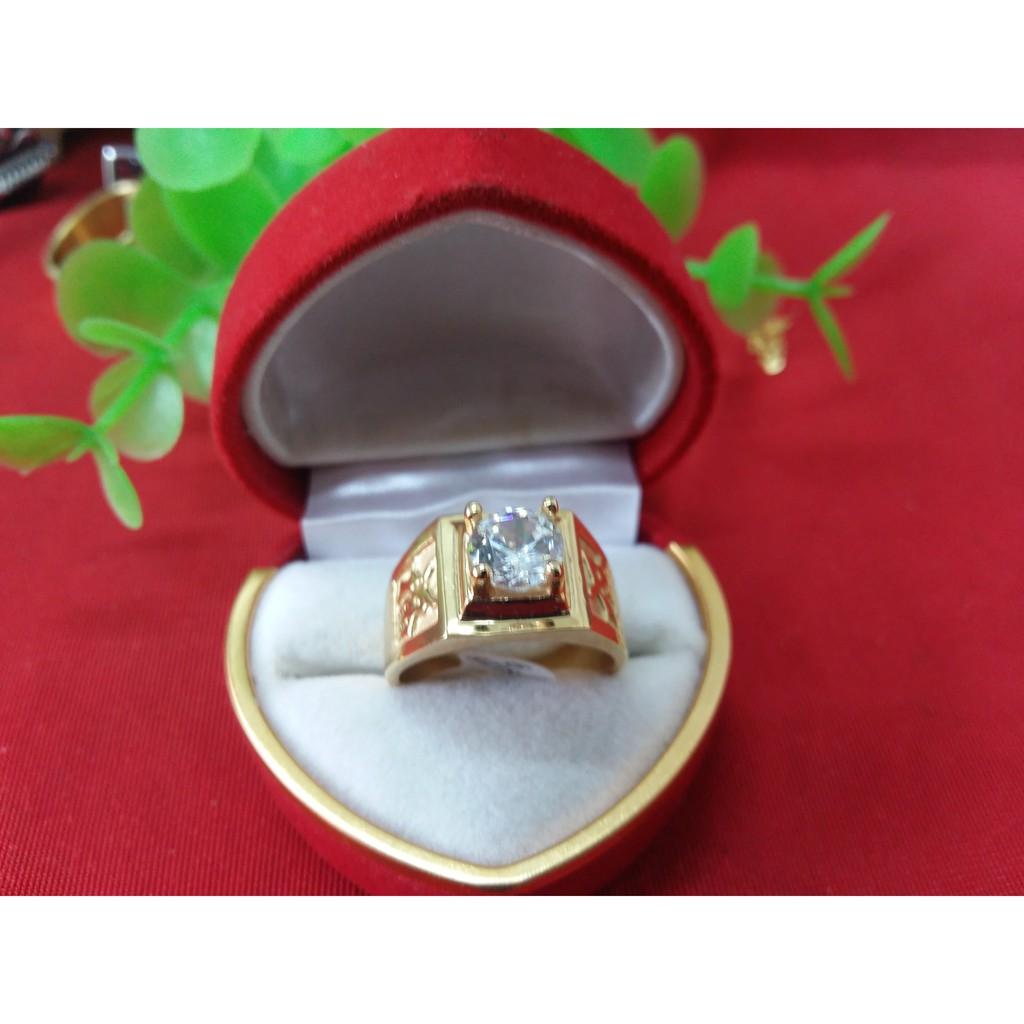 Nhẫn Nam Chữ Phúc-Bền màu