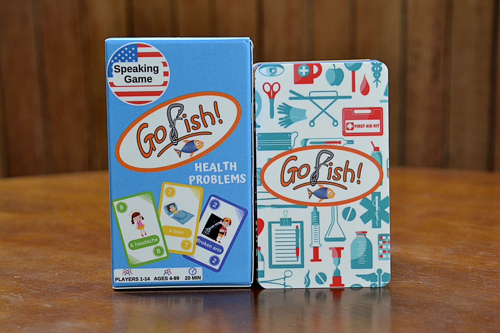 Go Fish Games - Boardgames for speaking practice - Trò chơi luyện kỹ năng nói tiếng Anh, nhiều chủ đề, phù hợp nhiều độ tuổi