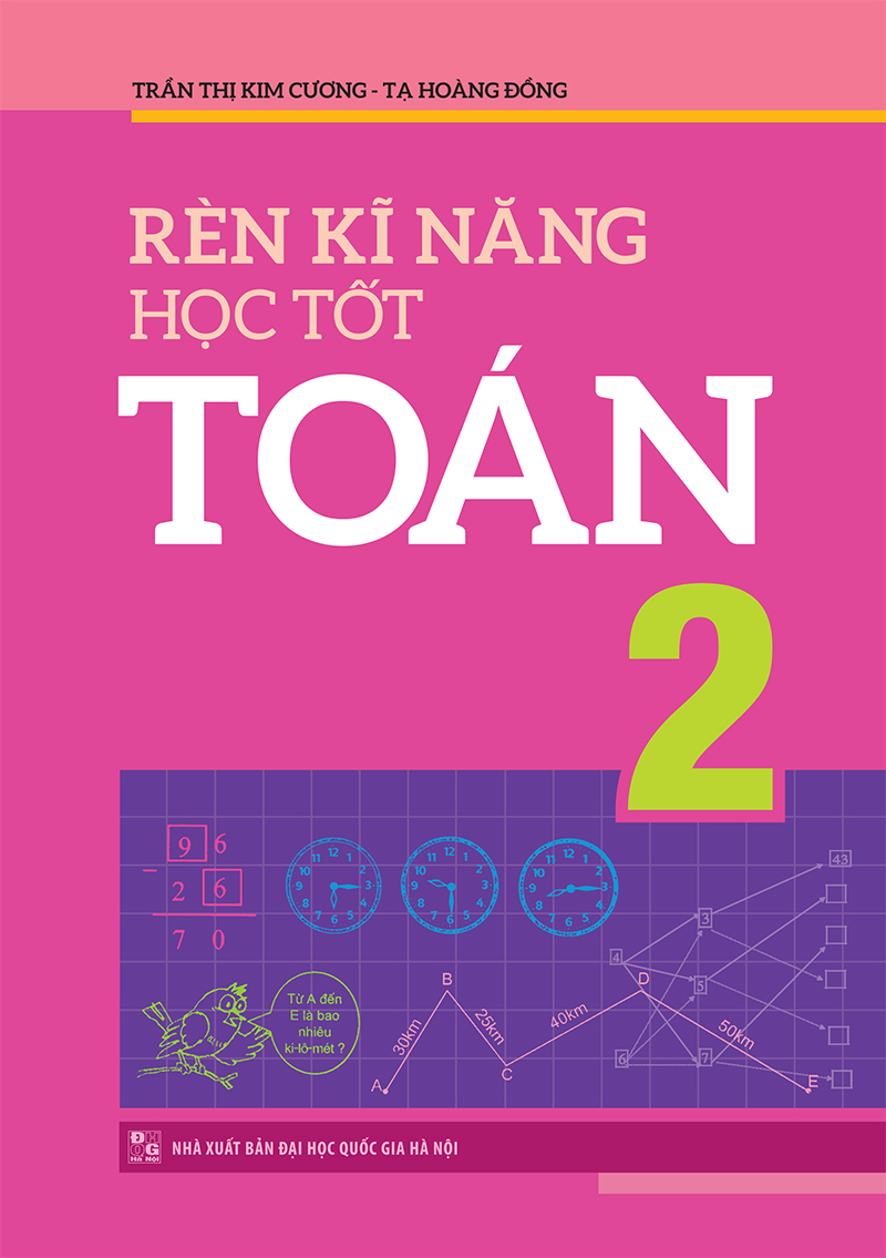 Sách: Combo 3 Cuốn Rèn Kĩ Năng Học Tốt Toán 2 + Vở Bài Tập Thực Hành Toán Lớp 2