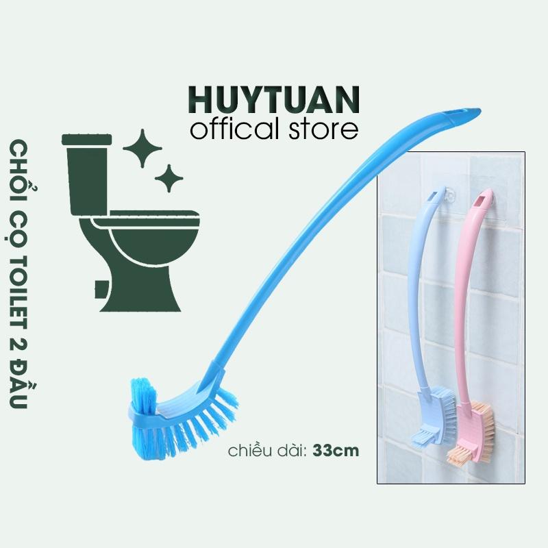 Chổi Cọ Nhà Vệ Sinh, Cây Cọ Toilet Bồn Cầu 2 Đầu Đa Năng Siêu Sạch