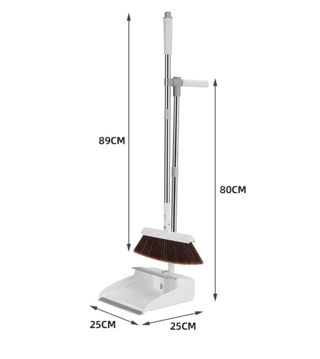 Bộ chổi quét nhà gồm cây chổi và dụng cụ hót rác đi kèm cực kỳ tiện ích