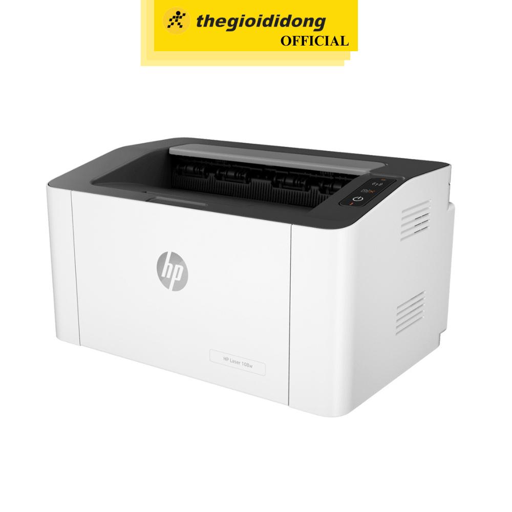 Máy in laser trắng đen đơn năng HP 108w (4ZB80A) -  In wifi, In 1 mặt - Hàng Chính Hãng
