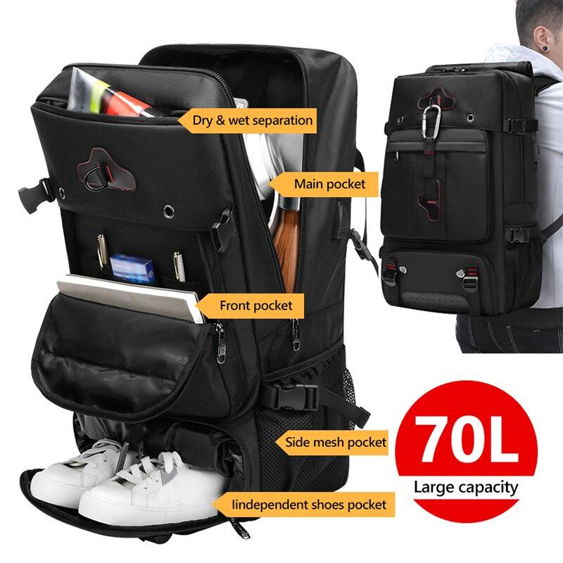 Ba Lô Du Lịch Chống Thấm Dung Tích Lớn Climbing Backpack 70L