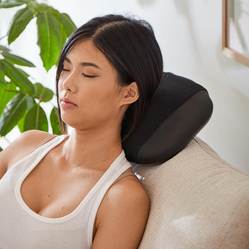 Đệm ghế massage shiatsu đa năng 2in1 Homedics MCS-950 (tháo rời gối massage cổ vai gáy)