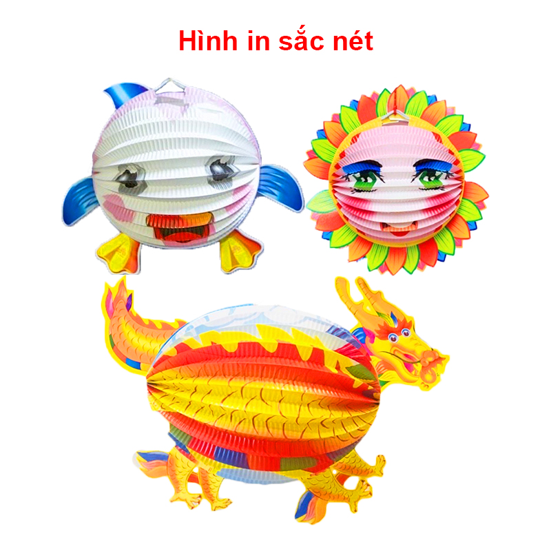 Đèn lồng trung thu hình thú Baby-S, Đèn lồng giấy nhiều màu sắc đáng yêu cho bé – SDC066