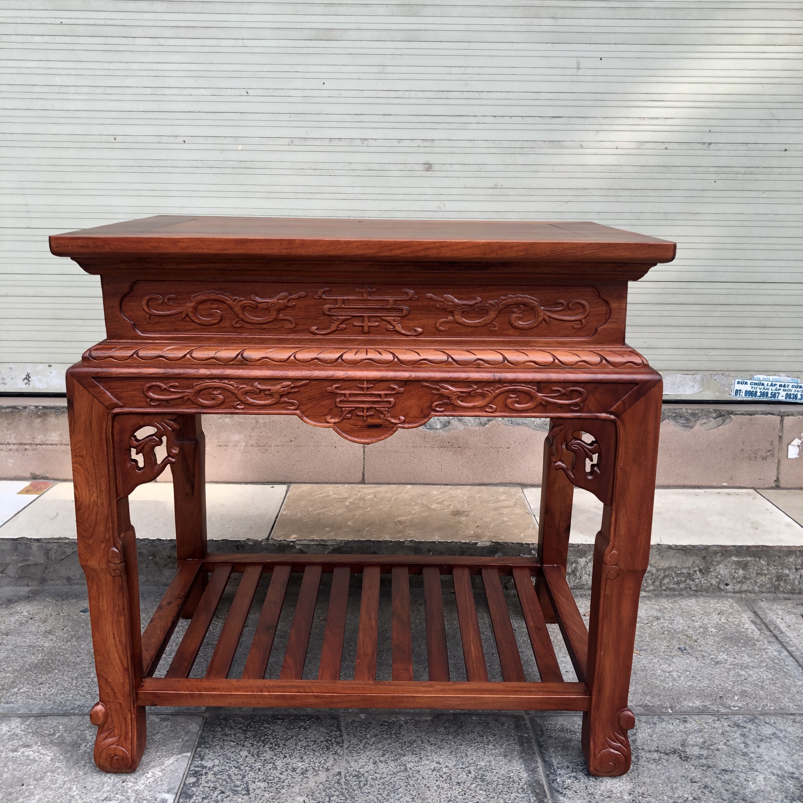Đôn kê tượng , kê đồ phong thuỷ gỗ gụ