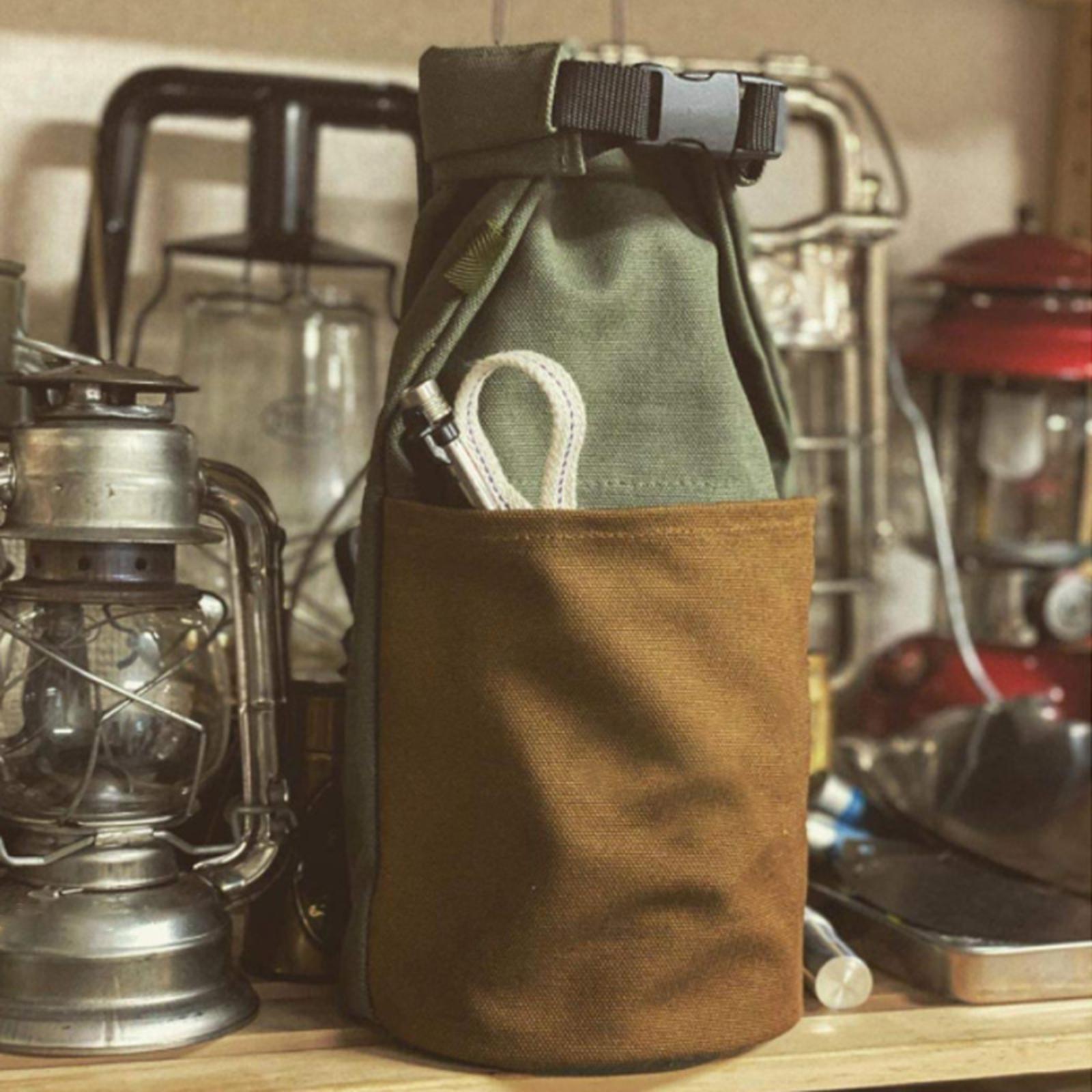 Camping Lantern Durable Gas Canister Lamp Storage Bag for Hiking