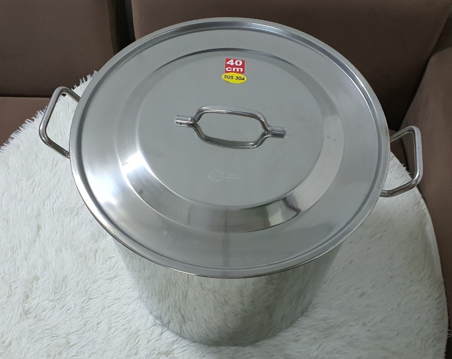 Nồi súp inox 304 - 25 lít/ Nồi dung tích lớn đa năng dùng mọi loại bếp