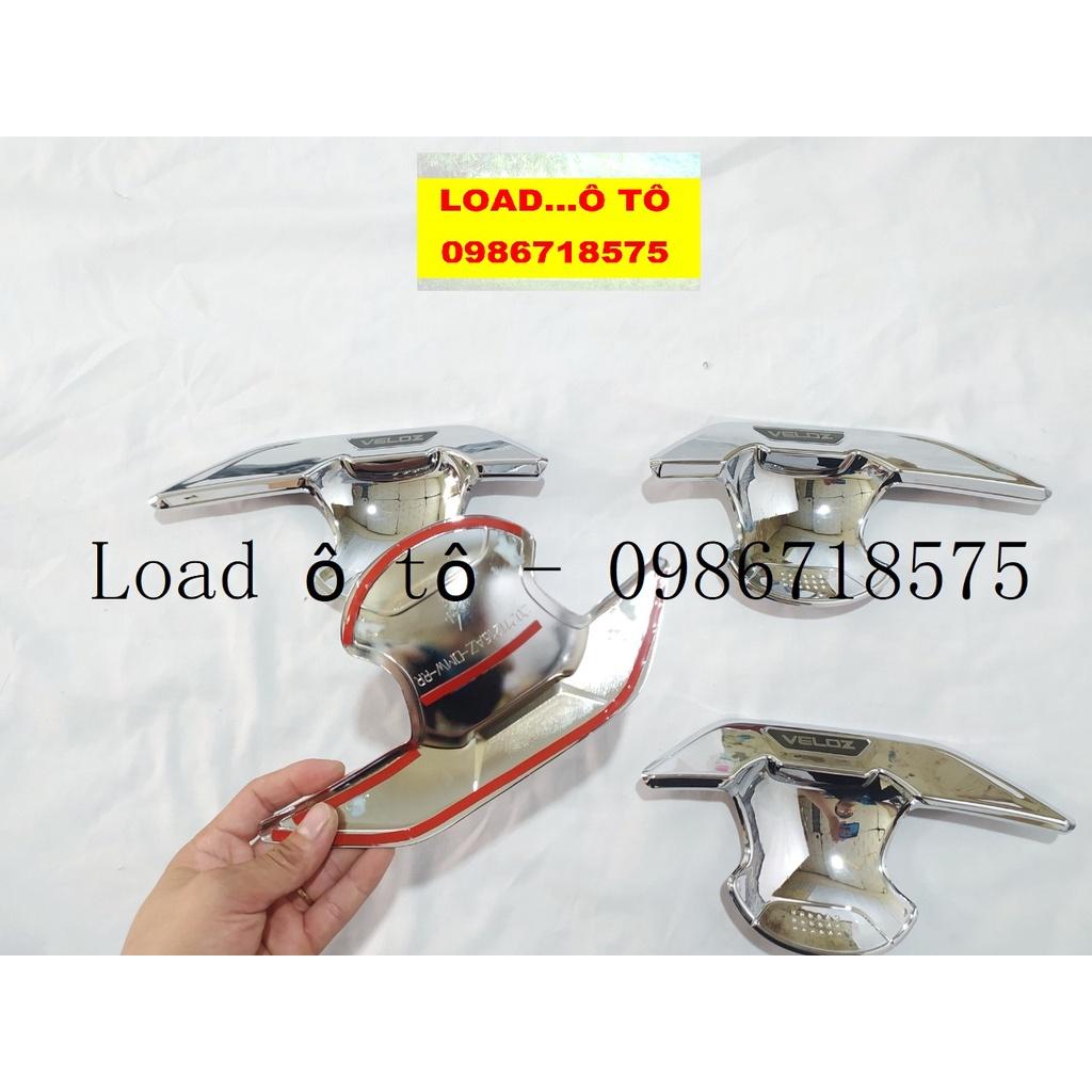 Ốp Hõm Cửa Xe Toyota Veloz 2022-23 Mẫu Nhựa ABS Mạ Crom Sáng Bóng