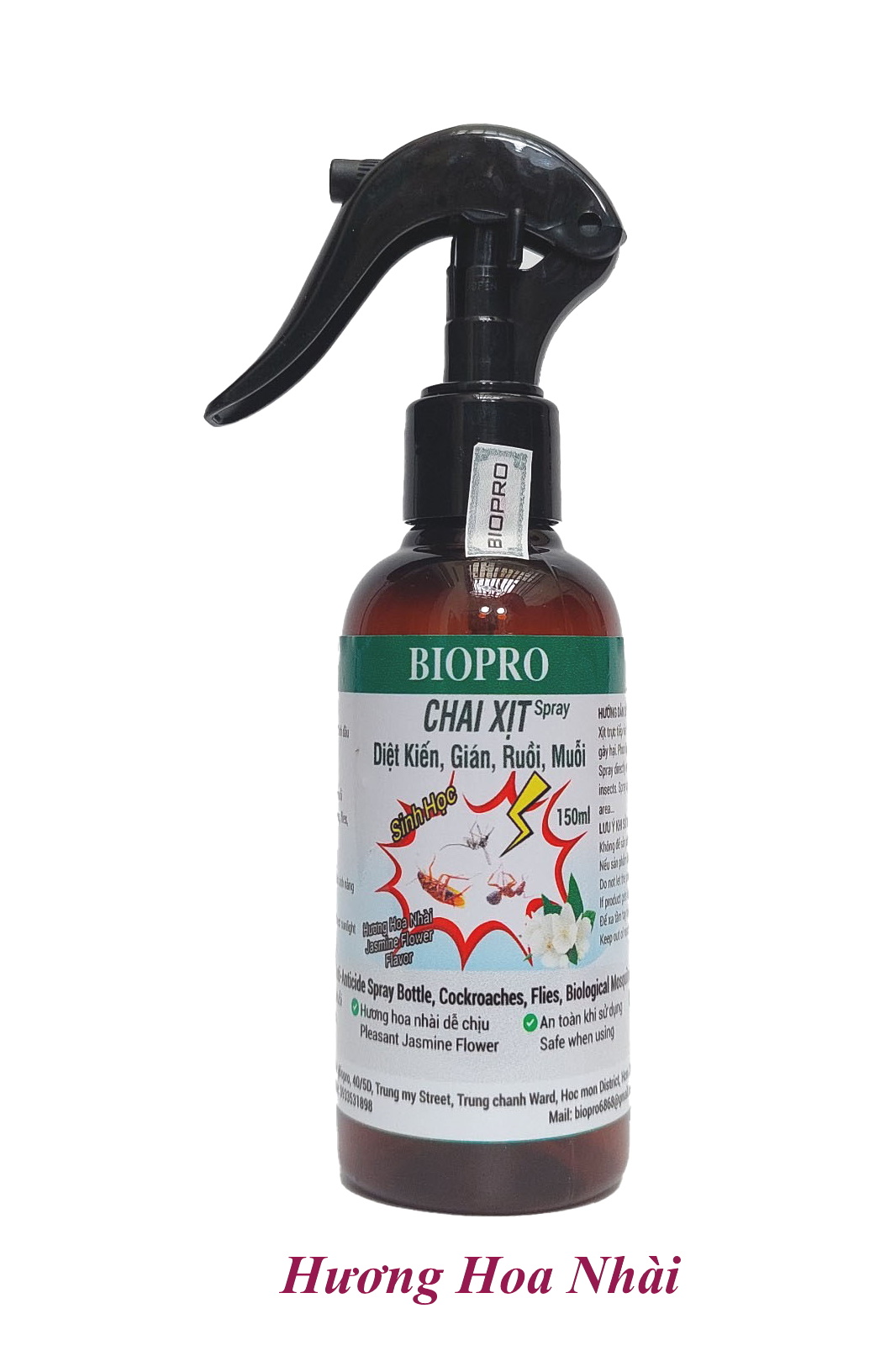 Chai dạng xịt 150ml. Thuốc Diệt kiến Diệt gián Diệt ruồi Diệt muỗi Sinh học Biopro an toàn hiệu quả Nhiều hương lựa chọn