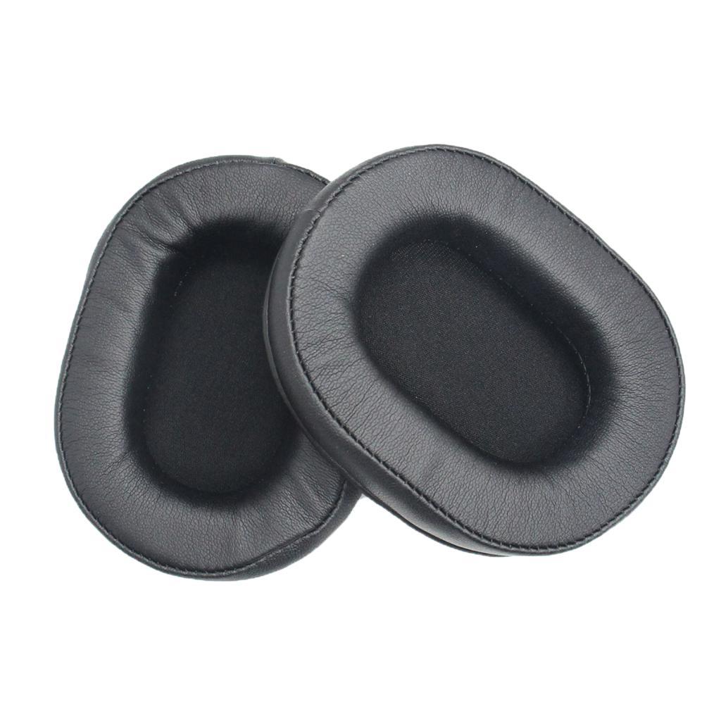 Ear Pads Cushions Covers Replacement for Audio-Technica SR5 SR5BT Black