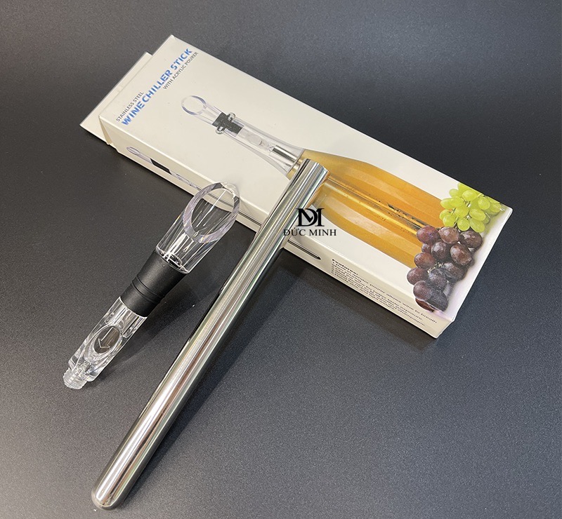 Dụng cụ làm lạnh kèm vòi rót rượu vang SUNWAY