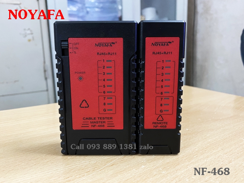 Hình ảnh Máy test mạng Noyafa NF-468 - Hàng nhập khẩu chính hãng