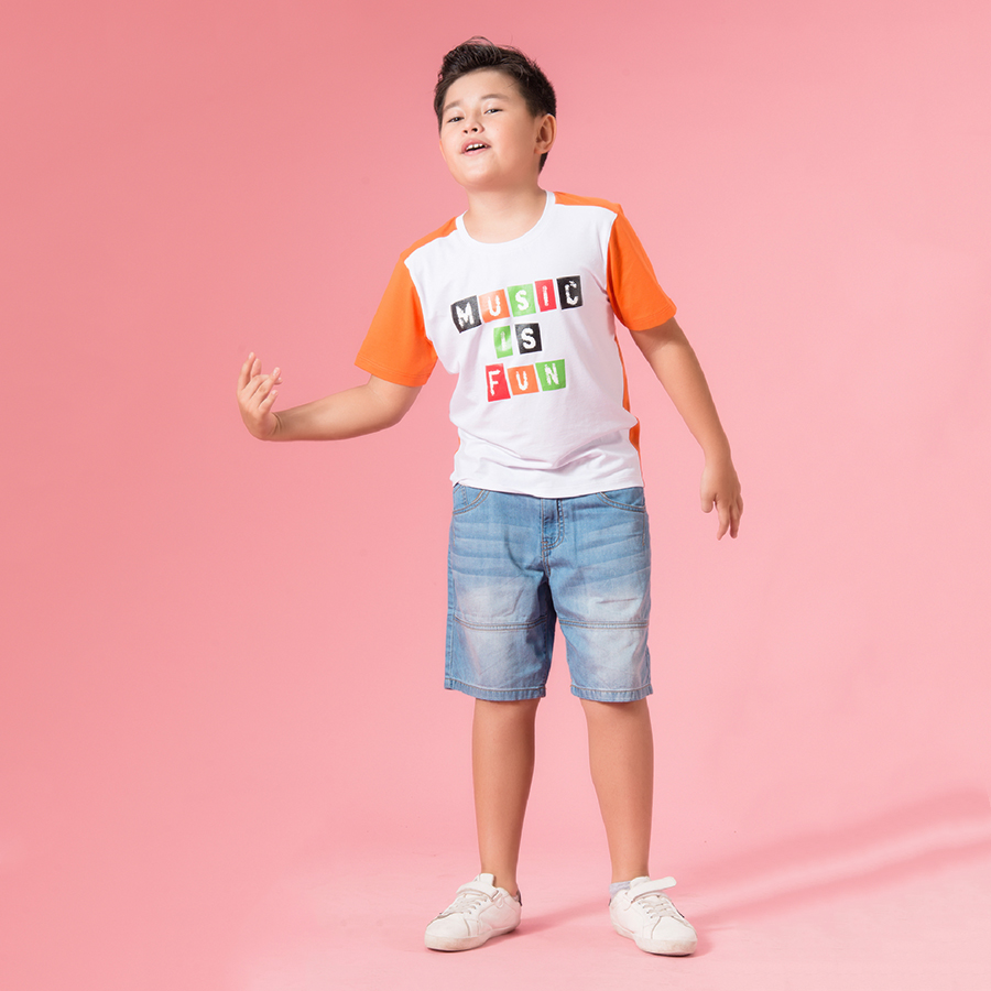 Áo Thun Phối Tay In Music Is Fun Ugether UN12 - Trắng