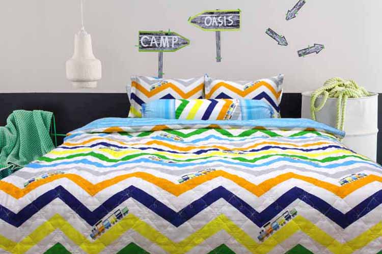 Bộ Ga Gối 100% Cotton Sợi Bông Nhập Khẩu Hàn Quốc Julia BK252