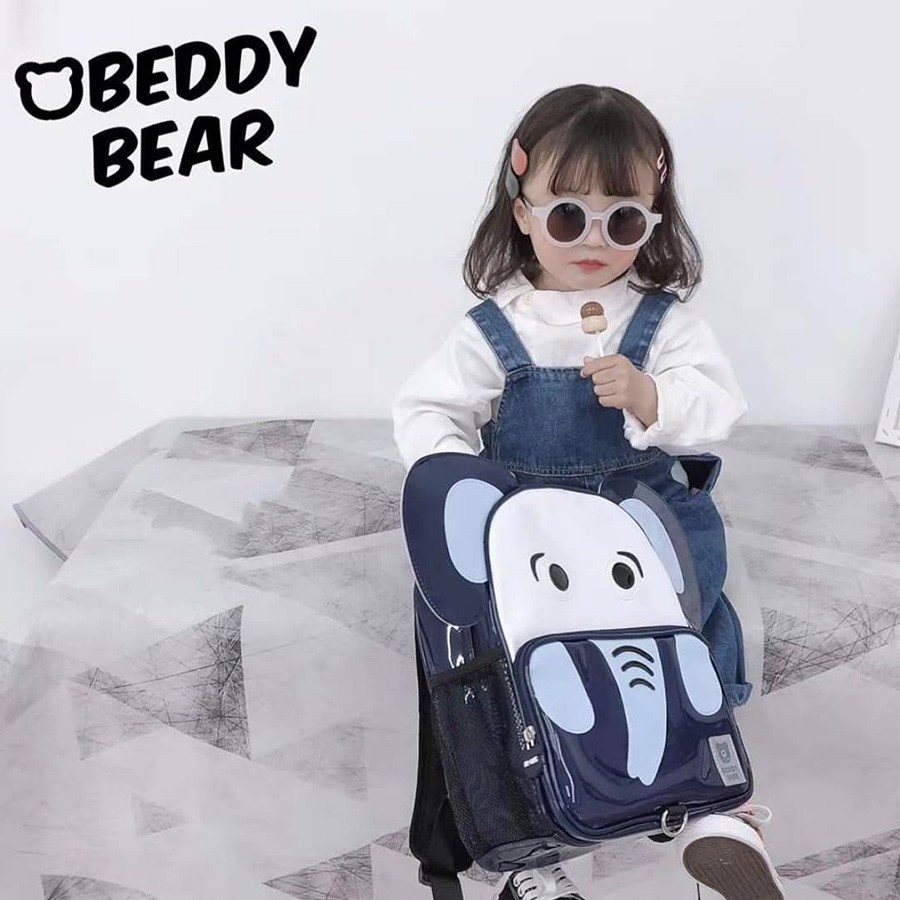 Balo Tiểu Học Chống Gù BEDDYBEAR Happy Paradise Cho Bé Mẫu Giáo BJX-LY - Hàng Chính Hãng