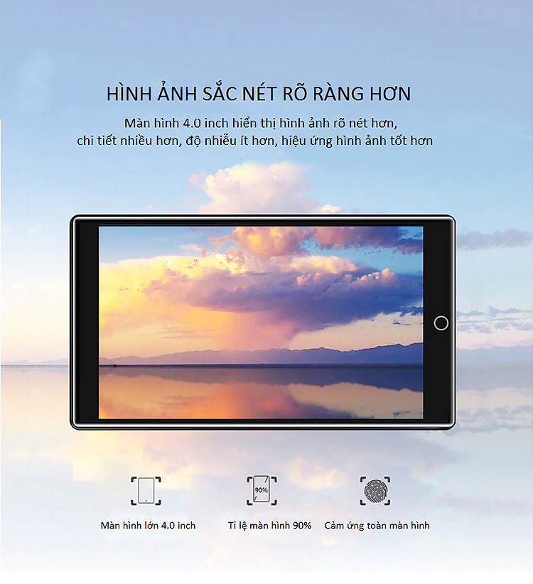 32GB RUIZU H1 - Máy Nghe Nhạc Lossless MP3 Xem Phim HD 1080p Hỗ Trợ Bluetooth 5.0 Màn Hình Cảm Ứng 4 inch - Hàng Chính Hãng