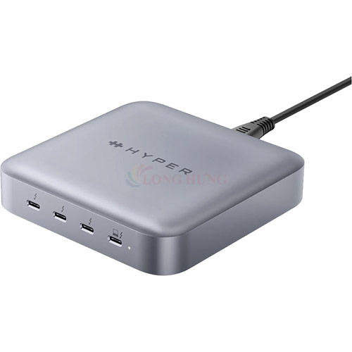 Sạc đa cổng HyperDrive Thunderbolt 4 Power Hub with Integrated GaN Power Source 96W HDTB4PH-US - Hàng chính hãng