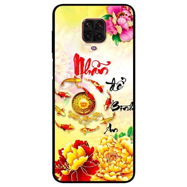 Ốp lưng dành cho Xiaomi Mi Redmi Note 9s - Note 9 Pro - Note 9 Pro Max - mẫu Thư Pháp Nhẫn Bình An