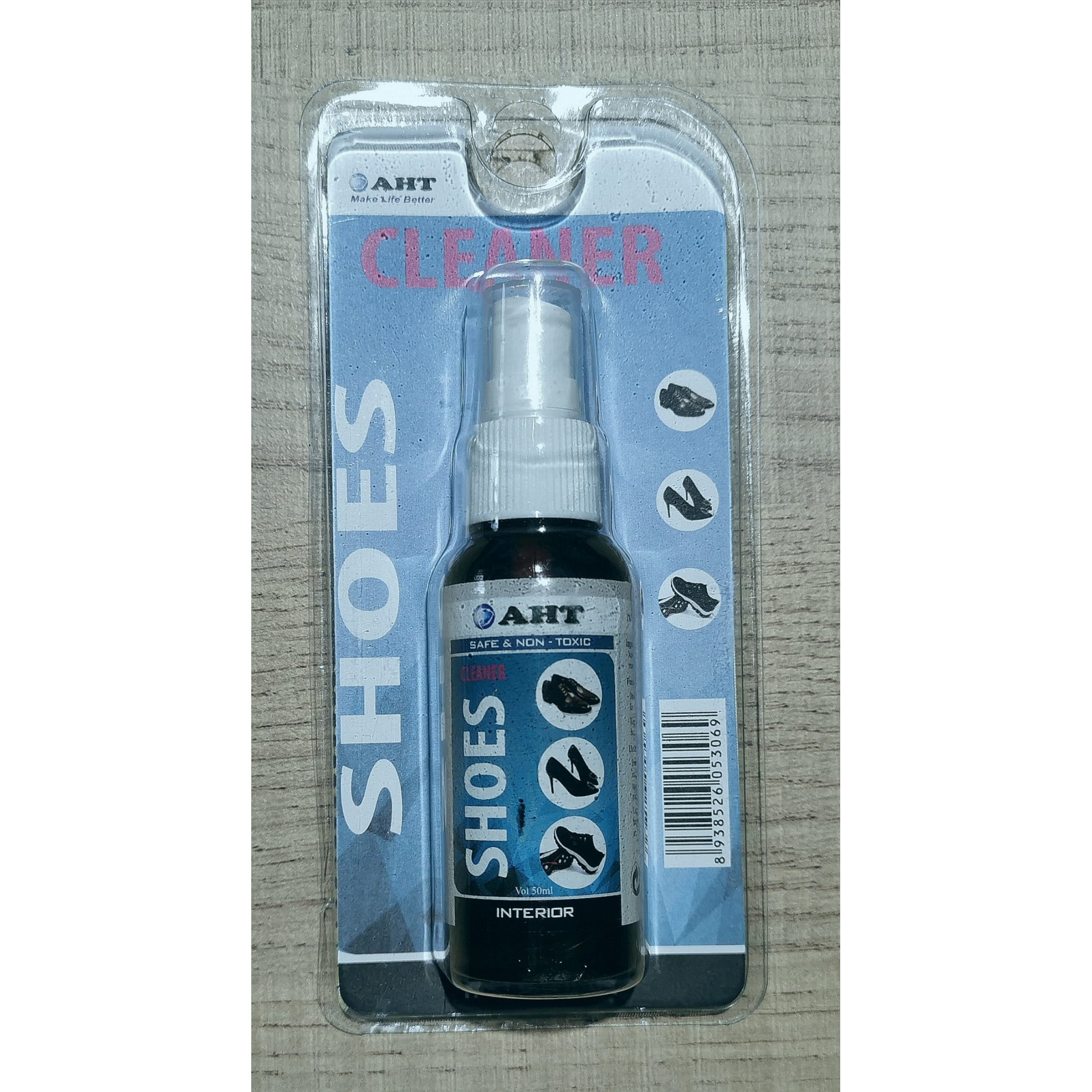 Chai xịt diệt khuẩn khử mùi Shoes Cleaner AHT