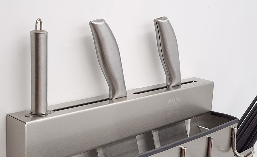 Kệ bếp đa năng Inox 304 Eurolife EL-K5 ( Trắng bạc)