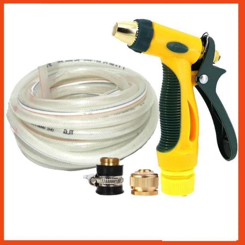 Bộ dây vòi xịt nước rửa xe, tưới cây tăng áp 3 lần,loại 20M  206317
